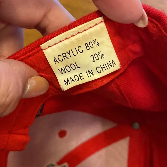 Angels Red Baseball Cap GUC - Picture 5 of 6